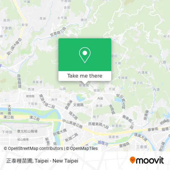 正泰種苗圃地圖