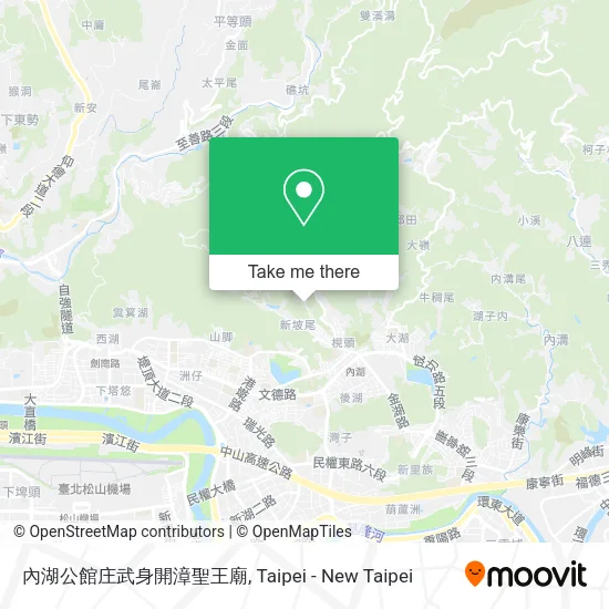 內湖公館庄武身開漳聖王廟 map