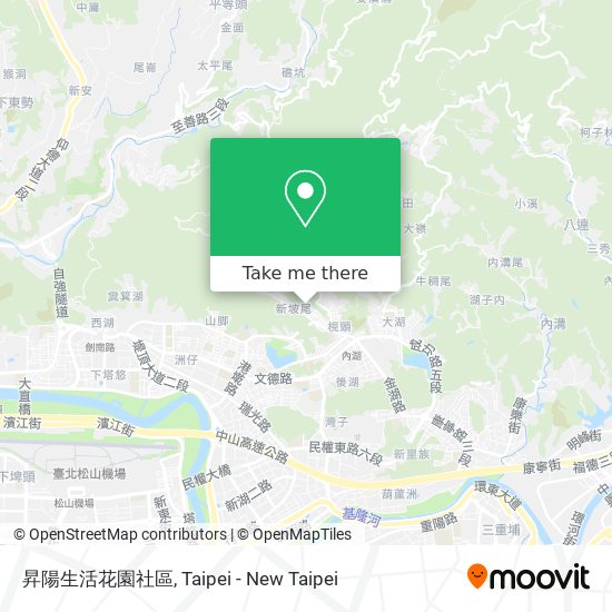 昇陽生活花園社區 map