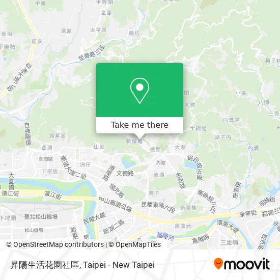 昇陽生活花園社區 map