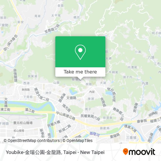Youbike-金瑞公園-金龍路 map