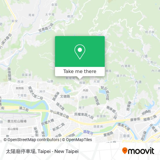 太陽廟停車場 map