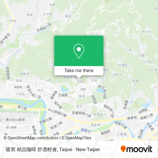 暖窩 精品咖啡 舒適輕食地圖