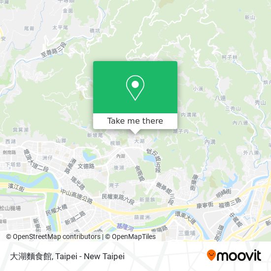 大湖麵食館 map