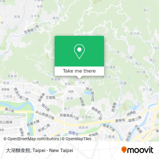 大湖麵食館地圖