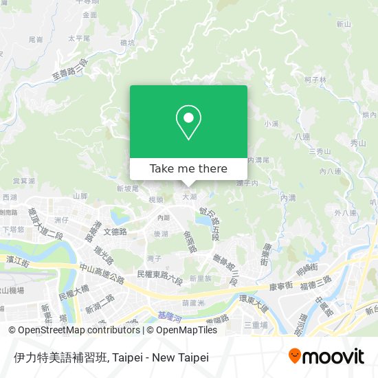 伊力特美語補習班 map