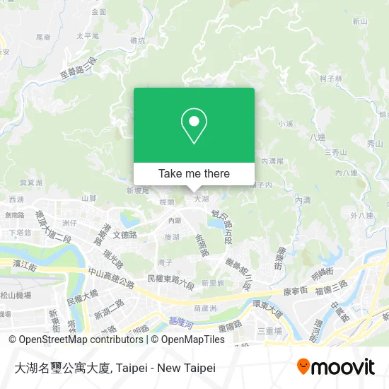 大湖名璽公寓大廈地圖