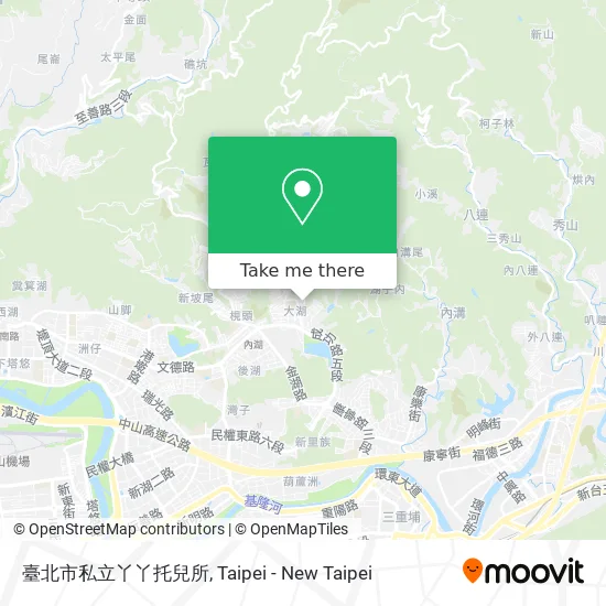 臺北市私立丫丫托兒所地圖