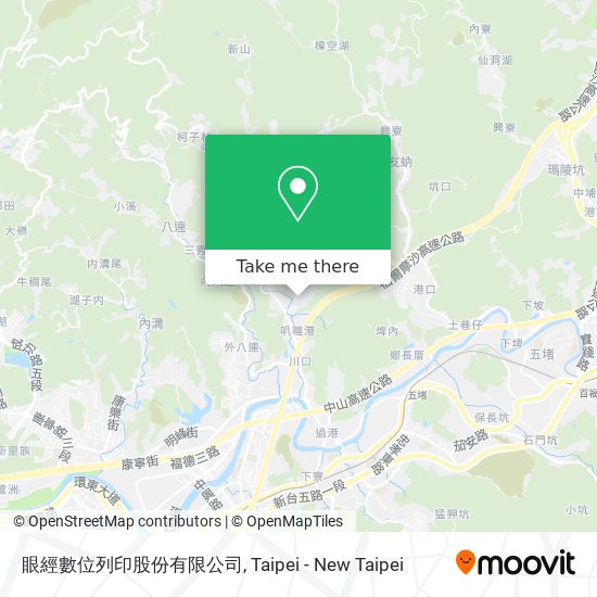 眼經數位列印股份有限公司地圖