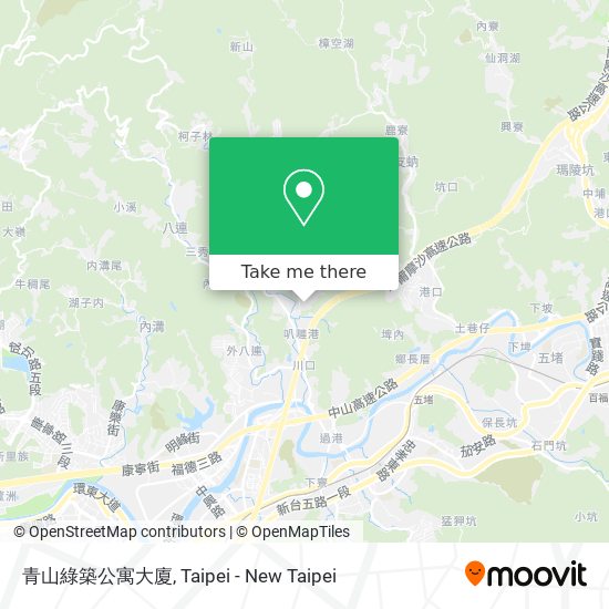 青山綠築公寓大廈 map