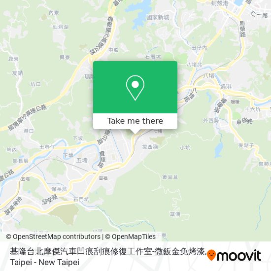 基隆台北摩傑汽車凹痕刮痕修復工作室-微鈑金免烤漆 map