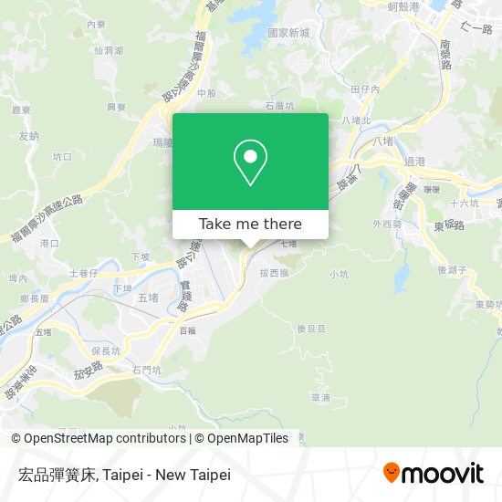 宏品彈簧床地圖