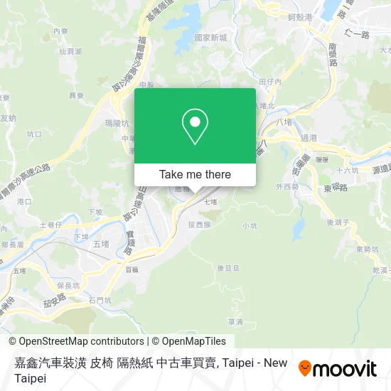 嘉鑫汽車裝潢 皮椅 隔熱紙 中古車買賣地圖