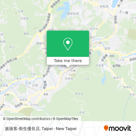披薩客-衛生優良店地圖