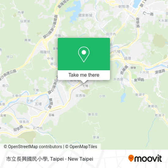 市立長興國民小學地圖