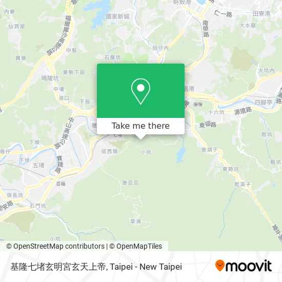基隆七堵玄明宮玄天上帝 map