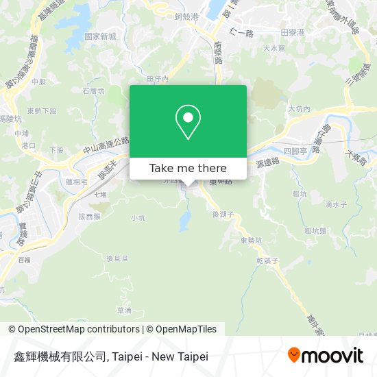 鑫輝機械有限公司地圖