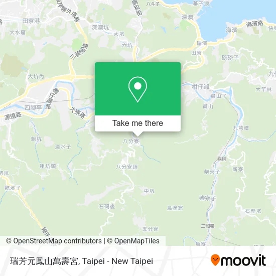 瑞芳元鳳山萬壽宮地圖