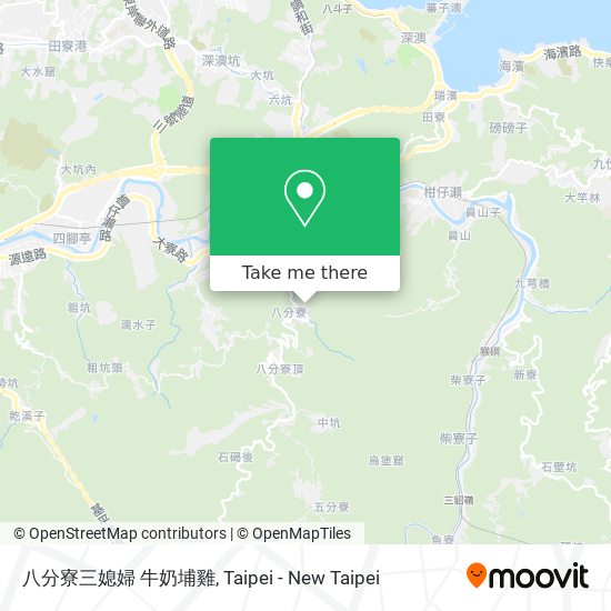 八分寮三媳婦 牛奶埔雞 map