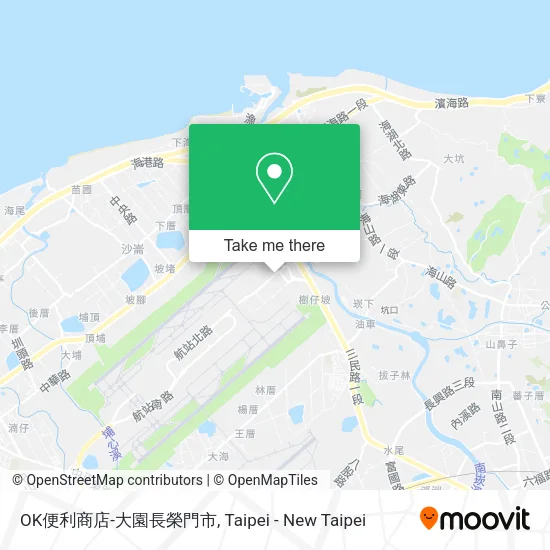 OK便利商店-大園長榮門市 map