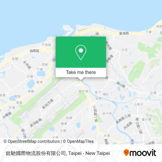 銳馳國際物流股份有限公司地圖