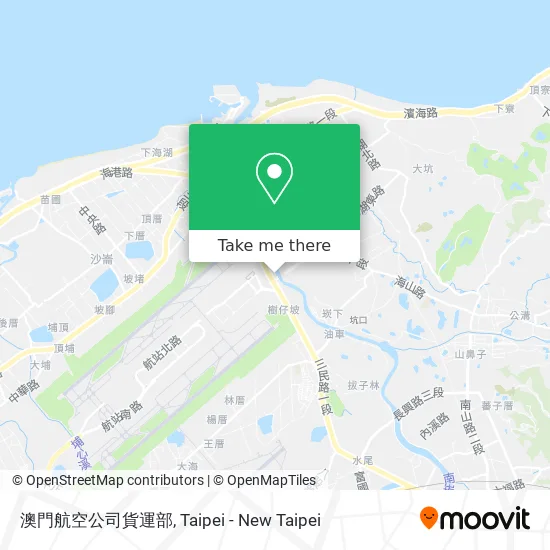 澳門航空公司貨運部 map