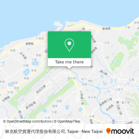 林克航空貨運代理股份有限公司地圖