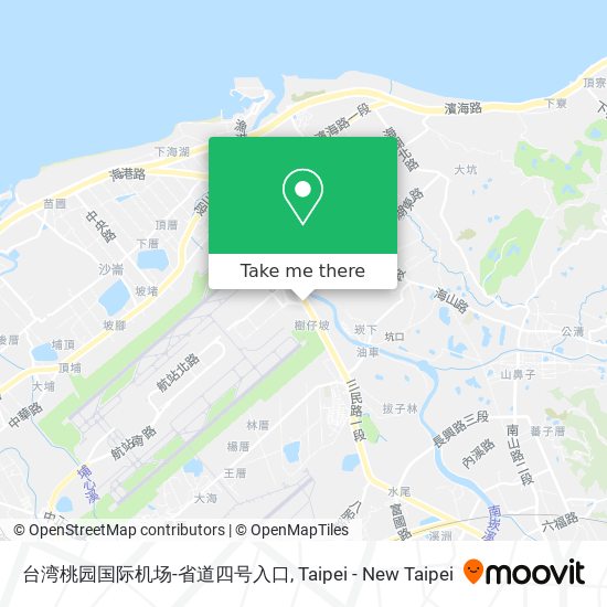 台湾桃园国际机场-省道四号入口 map