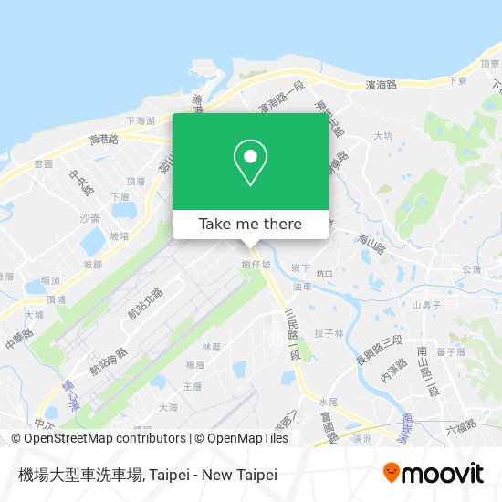 機場大型車洗車場 map