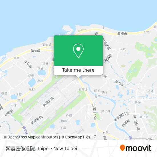 紫霞靈修道院 map