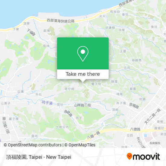 頂福陵園 map