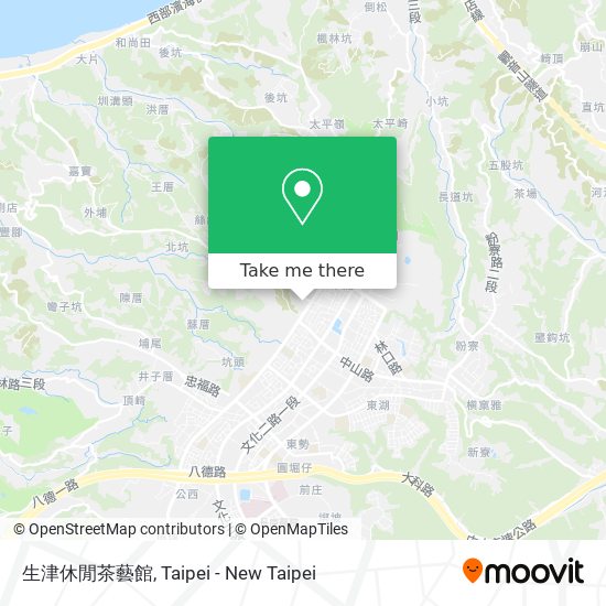 生津休閒茶藝館 map