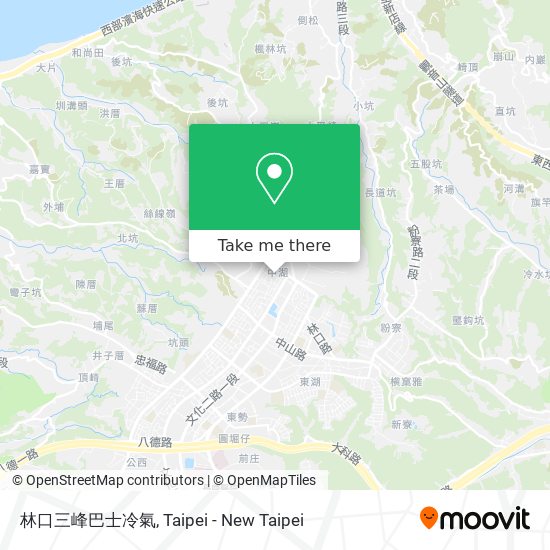 林口三峰巴士冷氣 map