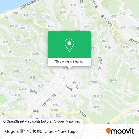 Gogoro電池交換站 map