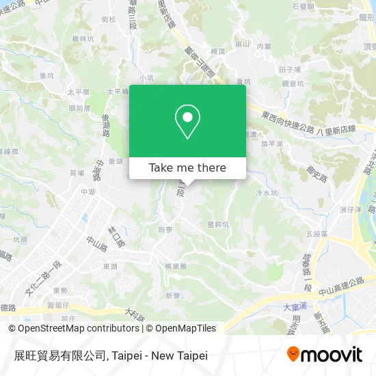 展旺貿易有限公司地圖