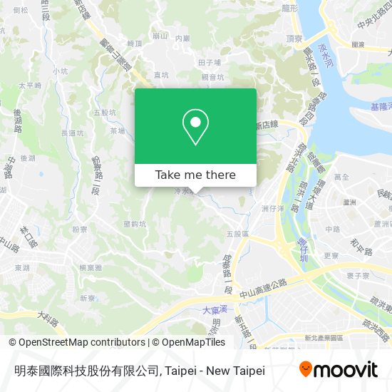 明泰國際科技股份有限公司地圖