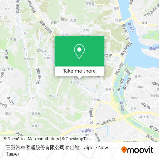 三重汽車客運股份有限公司泰山站 map