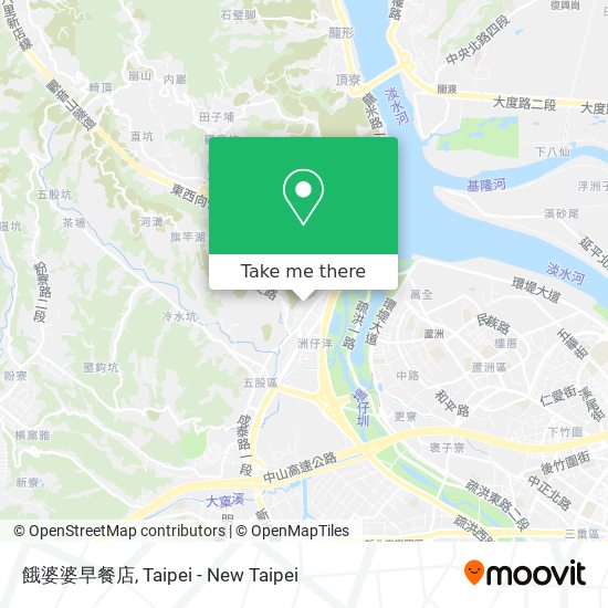 餓婆婆早餐店地圖