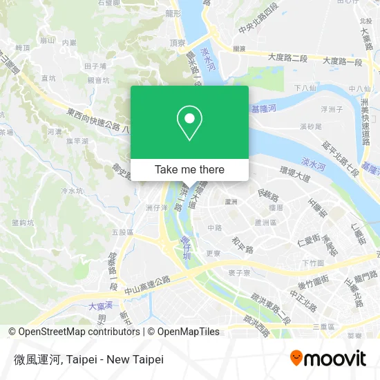 微風運河地圖