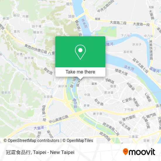冠霆食品行地圖