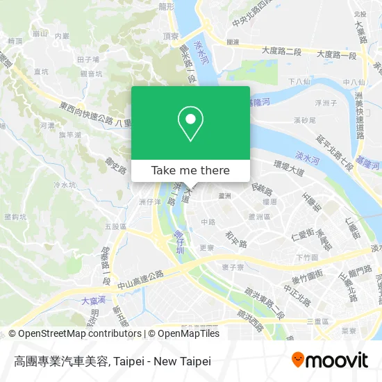 高團專業汽車美容地圖