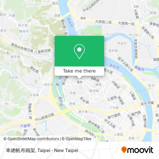 車總帆布鐵架地圖