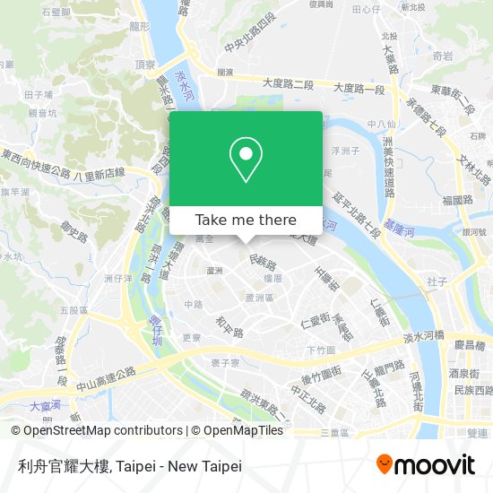 利舟官耀大樓 map