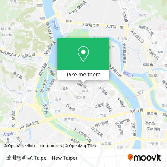 蘆洲慈明宮 map