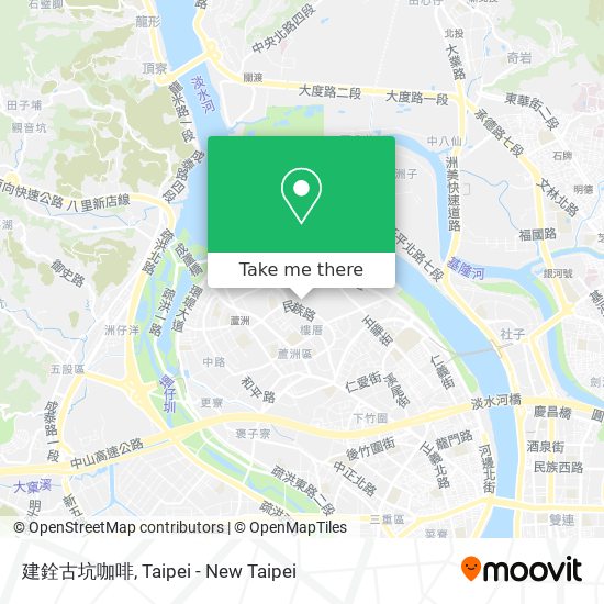 建銓古坑咖啡 map