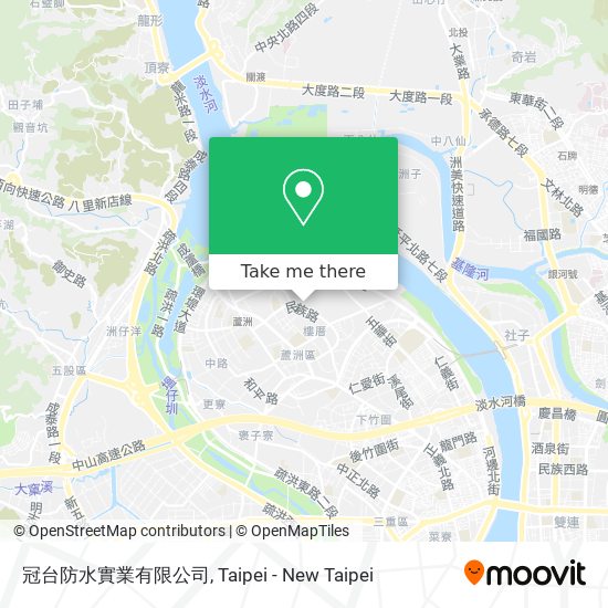 冠台防水實業有限公司 map