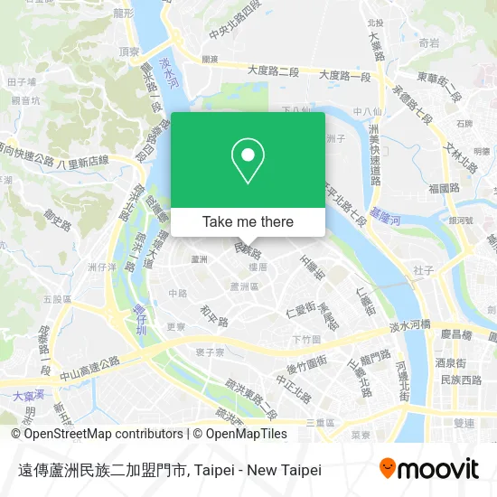 遠傳蘆洲民族二加盟門市地圖