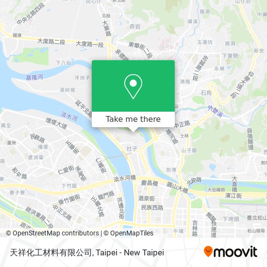 天祥化工材料有限公司 map