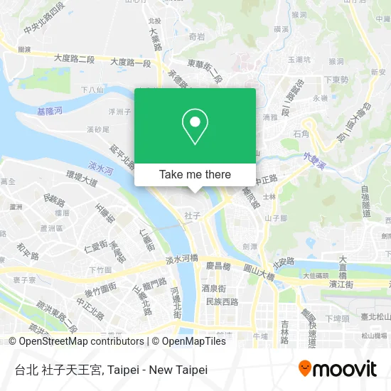 台北 社子天王宮 map