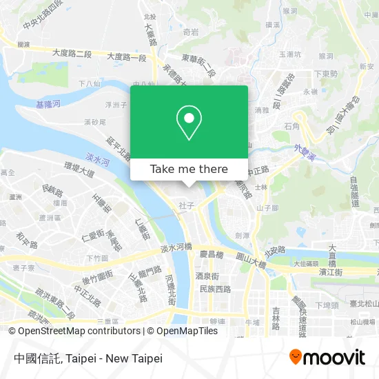 中國信託地圖